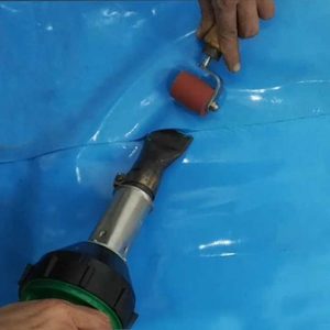 Máy hàn bạt PVC cầm tay, máy hàn bạt che mưa nắng, máy hàn bạt quảng cáo