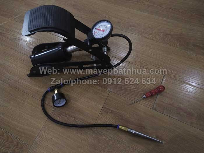 Dụng cụ kiểm tra độ kín đường hàn bằng bơm test khí