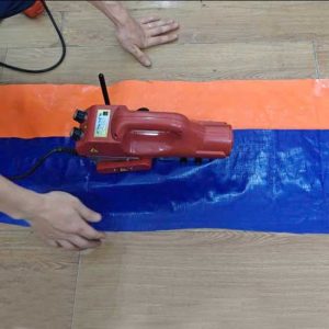 máy hàn bạt 2 da xanh cam