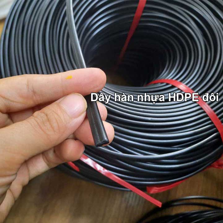 day-han-hdpe-chat-luong Dây hàn Hdpe chất lượng, dây hàn nhựa HDPE đôi.
