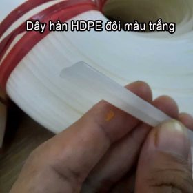 Dây hàn nhựa HDPE đôi màu trắng