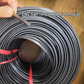 Dây hàn nhựa HDPE tam giác màu đen