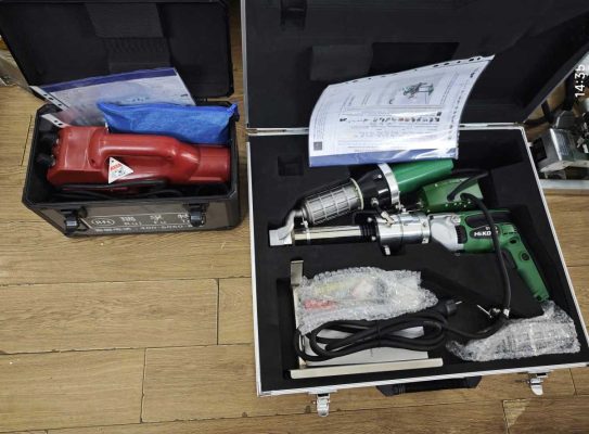 Máy hàn đùn nhựa LST 600B và máy hàn bạt RFT501